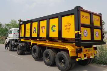 A new tipper trailer by MS Engineering Works, featuring cutting-edge design and robust construction 
