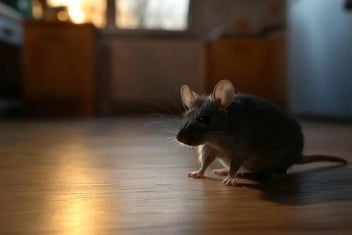 souris dans la cuisine