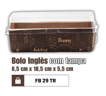 Embalagem forneável com tampa