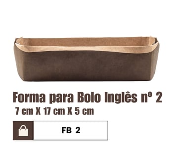 Forma para bolo inglês forneável