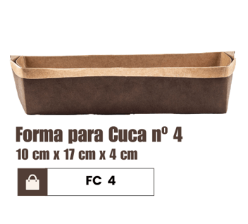 Forma para cuca forneável