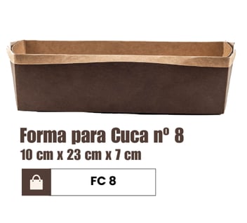 forma para cuca descartável