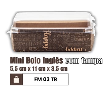 forma com tampa bolo inglês