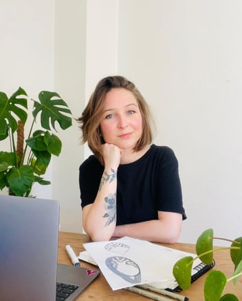 Portrait de la designer Lucie Allard