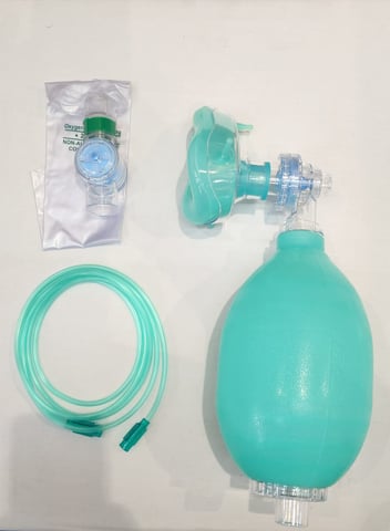 Starvent Health Care Ambu Bag Silicone Manual Resuscitator/ Adult / Paediatric / Infant