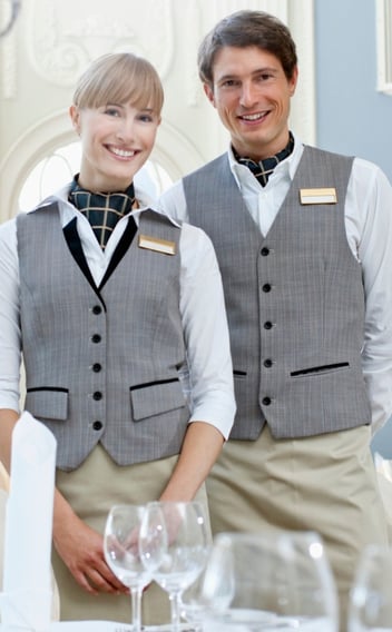 Rongzhiyue: Servers in gray uniforms