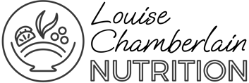 The Logo for Louise Chamberlain Nutrition, a client of SquareKey Studio