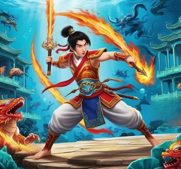 Na Tra đại chiến Thủy cung nhà Ngao Bính