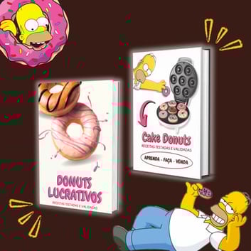 Curso online completo de confeitaria Donut’s Gourmet - Assados e Fritos como ganhar renda extra com cake donuts