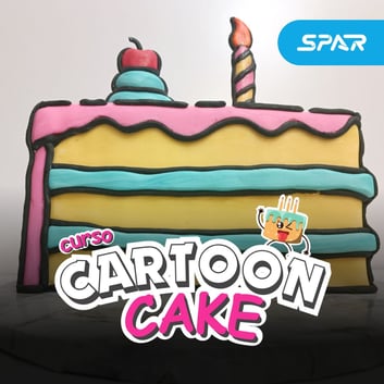curso de confeitaria Cartoon Cake com Estilo vídeo aulas passo a passo para fazer renda extra em casa com bolos decorados