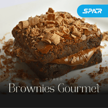 Curso online de confeitaria completo de Brownies Gourmet receitas passo a passo vídeo aulas para renda extra