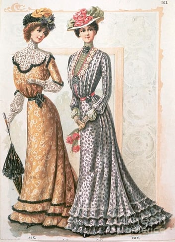 a woman's fashion magazine cover of a woman's dress