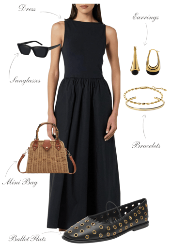 summer-look-idea-with-black-dress