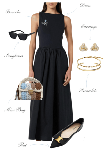 summer-look-idea-with-black-dress