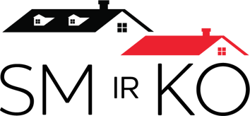SM ir KO Statyba logo