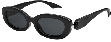 minimalistic retro small oval sunglasses