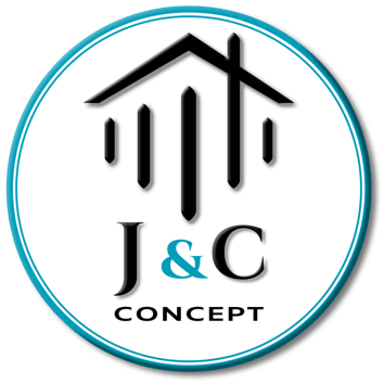 Logo d'entreprise J&C concept