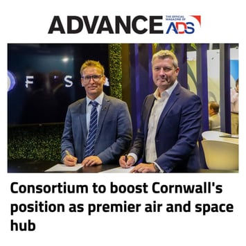 Spaceport Cornwall and Wholeship Ltd news story in ADS Advance