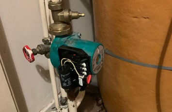 boiler installed by axm plumbing at a hereford home