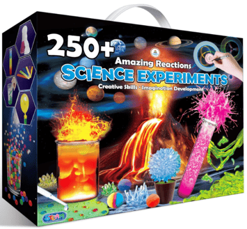 UNGLINGA 250+ Expériences Scientifique pour Enfants, STEM Science et Activités Manuelles, Laboratoir