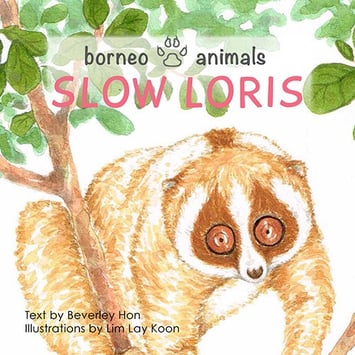 Slow Loris picture book by Beverley Hon illustrations by Lim Lay Koon Oyez!Books