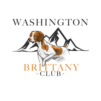 Washington Brittany Club dog logo