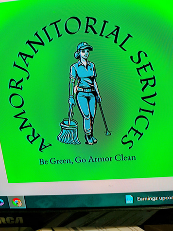 ARMON JANITORIAL SERVICES logo