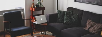 Bright living room with modern inventory
