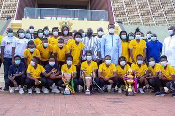 A post from Comfort Owusu, a football player for Hasaacas Ladies and Ghana national team(black princ