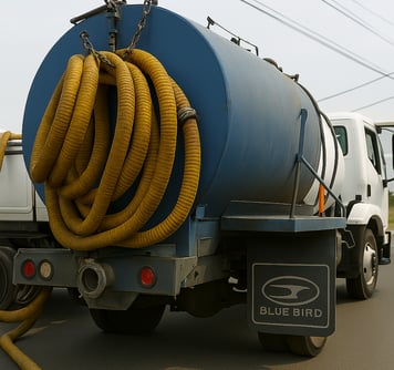 Extracción de agua residual y extracción de lodos