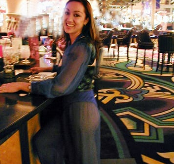 Aladdin Las Vegas cocktail waitress by urbanphotos.net