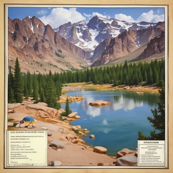 Illustrated map of Oklahoma featuring popular camping locations like Beavers Bend, Wichita Mountains, and Lake Murray State P