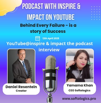 Yamama Ceof of Softologics appeared on a podcast on youtube