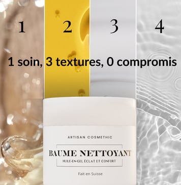Baume nettoyant naturel Artisan Cosmethic sur la peau
