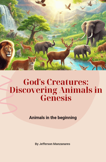 a book cover of a book with a picture of a group of animals