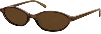 minimalistic retro small oval sunglasses