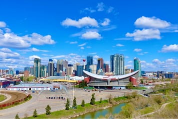 Calgary Skyline from Scotsman Hill