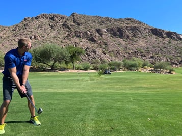 Dr. Meyers golfing