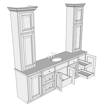 3D Vanity Drawing