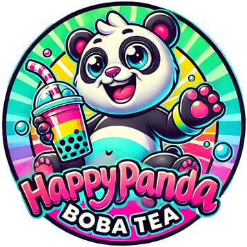 The Happy Panda Boba Tea Vending Co. logo