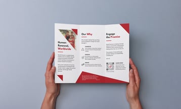 brochure design for a nonprofit, by Brennan Doud and Mission-Driven Marketing