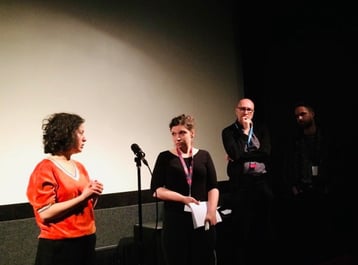 Q & A screening at LUFFestival in Switzerland in 2019