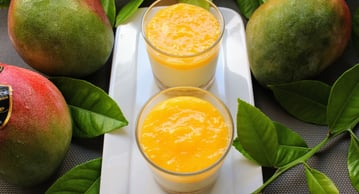 postre en vaso de mango 