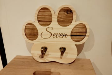 porte laisse pour chien personnalisable