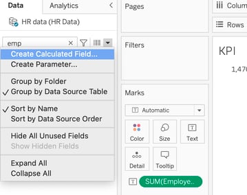 Tableau interactive dashboard project