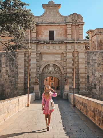 malta mdina main gates
