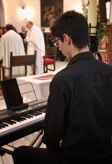 Piano en boda en iglesia