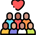 communauté avec un coeur