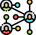 icone présentant un espace de partage entre personnes