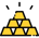 un pile de lingot d'or